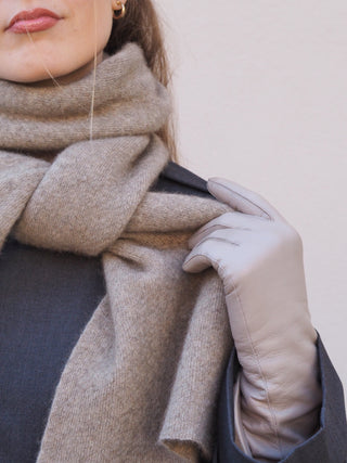 VEGA Huivi | Merino-Possum | Oyster Beige