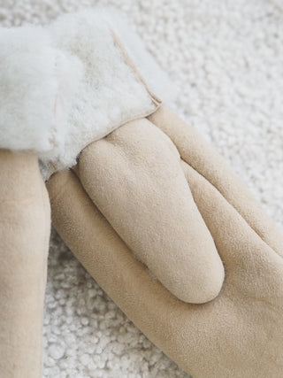BABY Vauvojen Rukkaset | Lampaan Turkis | Off-White