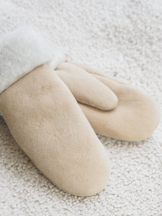 BABY Vauvojen Rukkaset | Lampaan Turkis | Off-White