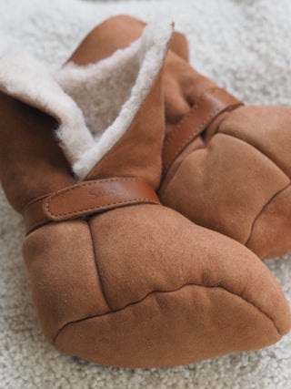 BABY BOOTIES Lambfur CAMEL