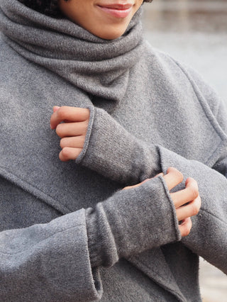 VIIMA Tuubihuivi | Merino-Possum | Shale Grey