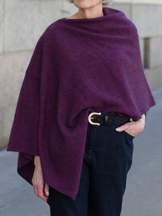 VUONO Huiviponcho | Merino-Possum | Twilight