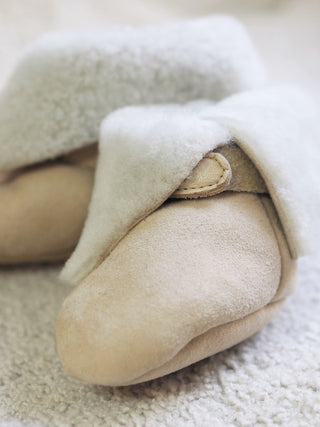 BEBE Vauvan Töppöset | Lampaan turkis | Beige