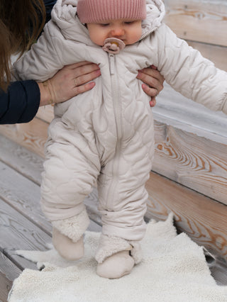 BEBE Vauvan Töppöset | Lampaan turkis | Beige