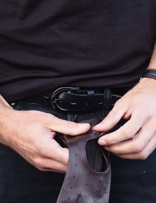 RENATA Nahkavyö | Kasviparkittu Nauta | Black