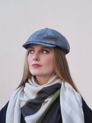 Bob Cap | Linen | Blue