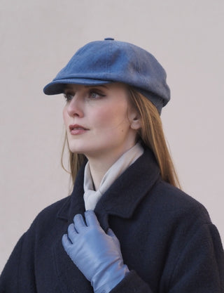 Bob Cap | Linen | Blue