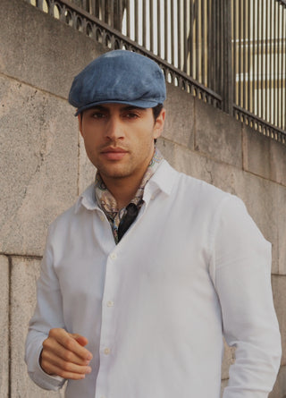 Bob Cap | Linen | Blue