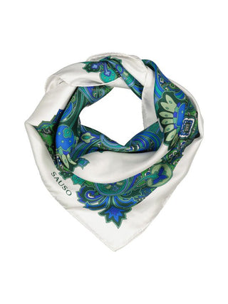 DANNA Silkkihuivi | 70x70 | Green