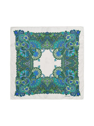 DANNA Silkkihuivi | 70x70 | Green
