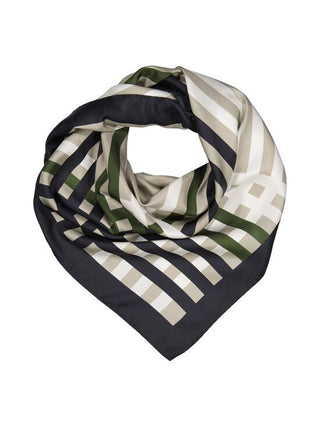 FESTA Silkkihuivi | 90x90 | Taupe/Olive