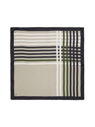 FESTA Silkkihuivi | 90x90 | Taupe/Olive