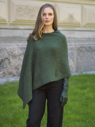 VUONO Huiviponcho | Merino-Possum | Jungle