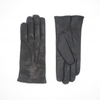 ASSERI Touchscreen Glove Lambnappa BLACK Cashmere Blend