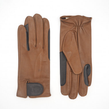PAULI Horse Riding Gloves | Unlined | Saddle Brown
