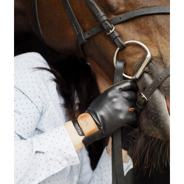 VAULA Horse Riding Gloves | Unlined | Black