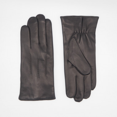 JOEL Short Finger Glove Lambnappa Wool BLACK