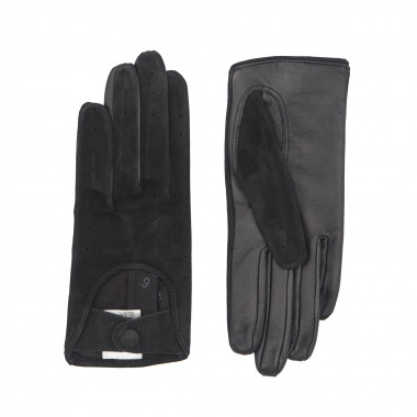 CATHY Touchscreen gloves Lambsuede/nappa BLACK Unlined