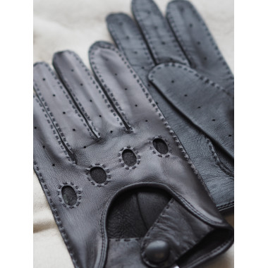 HENRIK Touchscreen Gloves Lambnappa Unlined BLACK