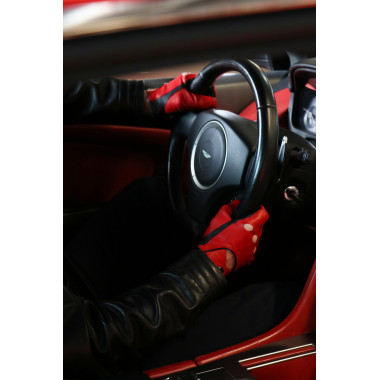 JERI Hairsheep | Unlined | Ferrari Red / Black
