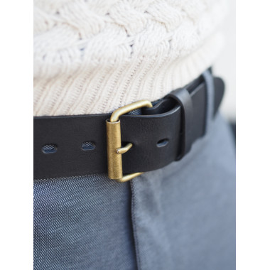 JULES Leather Belt | Unisex | Black