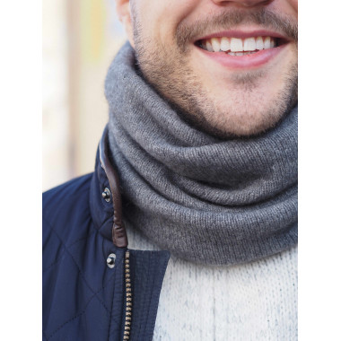 VIIMA Neckwarmer | Merino-Possum | SHALE GREY