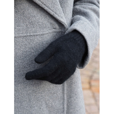 ONNI Knitted Gloves | Merino-Possum | Black