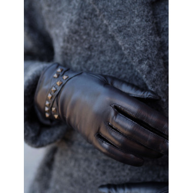 EBBA Touch screen Gloves Lambnappa 100% cashmere BLACK