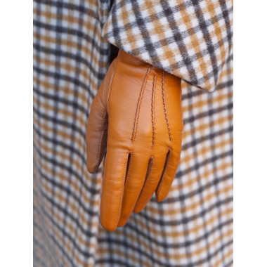 LIIA Touchscreen glove Lambnappa CORK 100% Silk