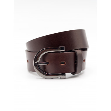 RENATA Leather Belt | Unisex | Dark Brown