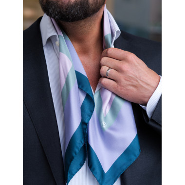 COLUMBA Silk Scarf | 70 x 70 cm | Pastel