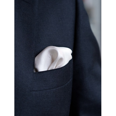 SELENE Handkerchief IVORY 100% Silk