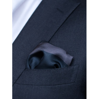 SELENE Handkerchief BLACK 100% Silk