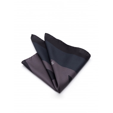 SELENE Handkerchief | 100% Silk | Black