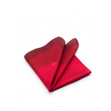 SELENE Handkerchief | 100% Silk | Red