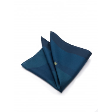 SELENE Handkerchief | 100% Silk | Blue