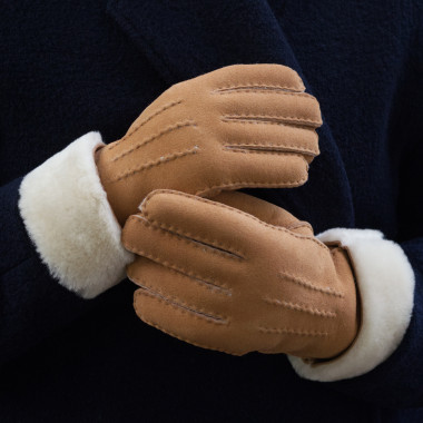 LUMI Merino Shearling Gloves NATURAL