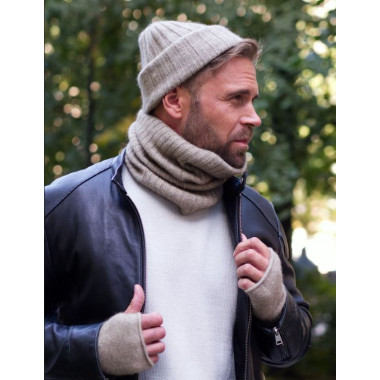 SISU Neckwarmer | Merino-Possum | OYSTER BEIGE