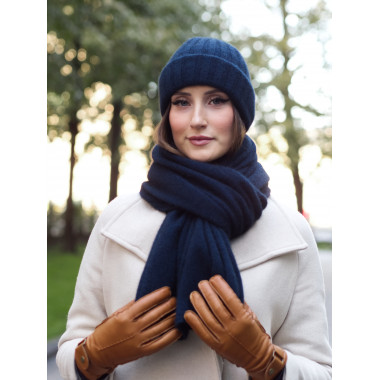 VUONO Scarf Poncho | Merino-Possum | Maritime