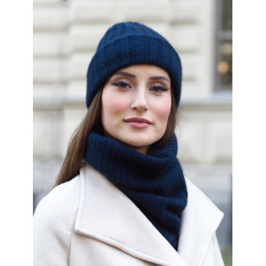 SISU Neckwarmer | Merino-Possum | MARITIME