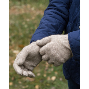 ONNI Merino-Possum Gloves | Oyster Beige