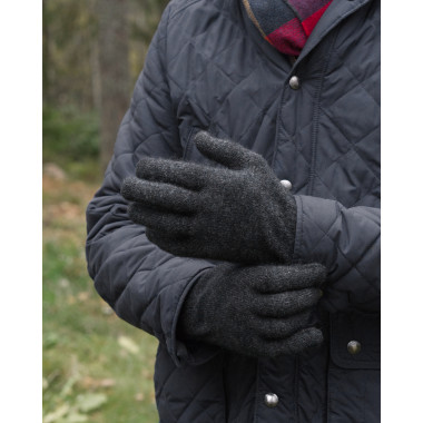 ONNI Knitted Gloves Merino-Possum CHARCOAL GREY