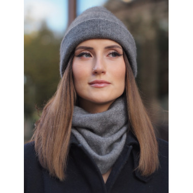 VIIMA Neckwarmer | Merino-Possum | SHALE GREY