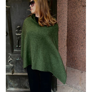 VUONO Scarf Poncho | Merino-Possum | Jungle