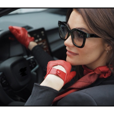 TESSA Touchscreen gloves | Hairsheep | Unlined | Ferrari Red