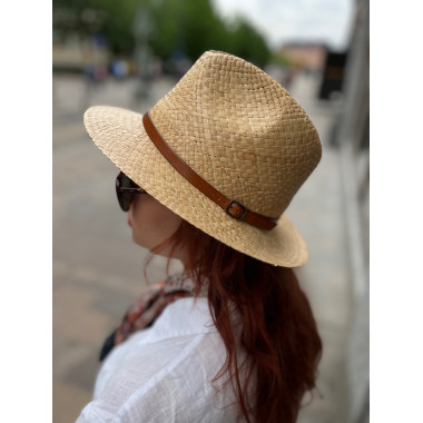 MILANO Straw hat | COGNAC