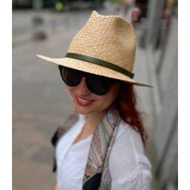 MILANO Straw hat | OLIVE