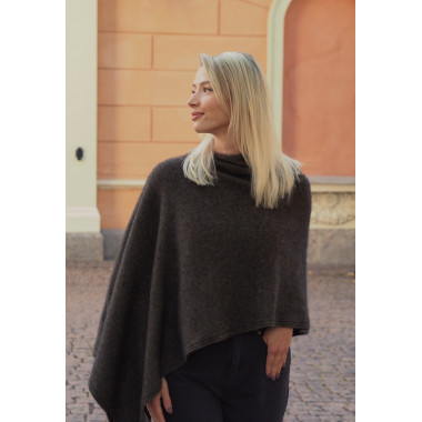 VUONO Scarf Poncho | Merino-Possum | Kauri