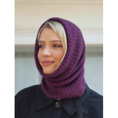 SISU Unisex Rib Neckwarmer Merino-Possum Twilight