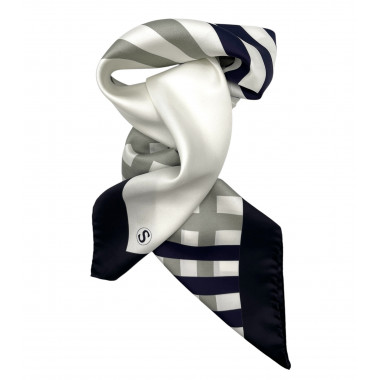 FESTA Silk Scarf | 90x90 | Navy